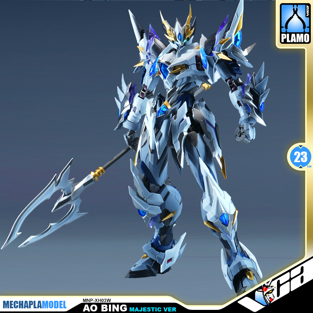 Motor Nuclear 摩动核 MNP-XH03W Ao Bing 敖丙 Majestic Ver 威武色 Metal Build Structure Action Figure Toy Kit VCA Gundam Thailand