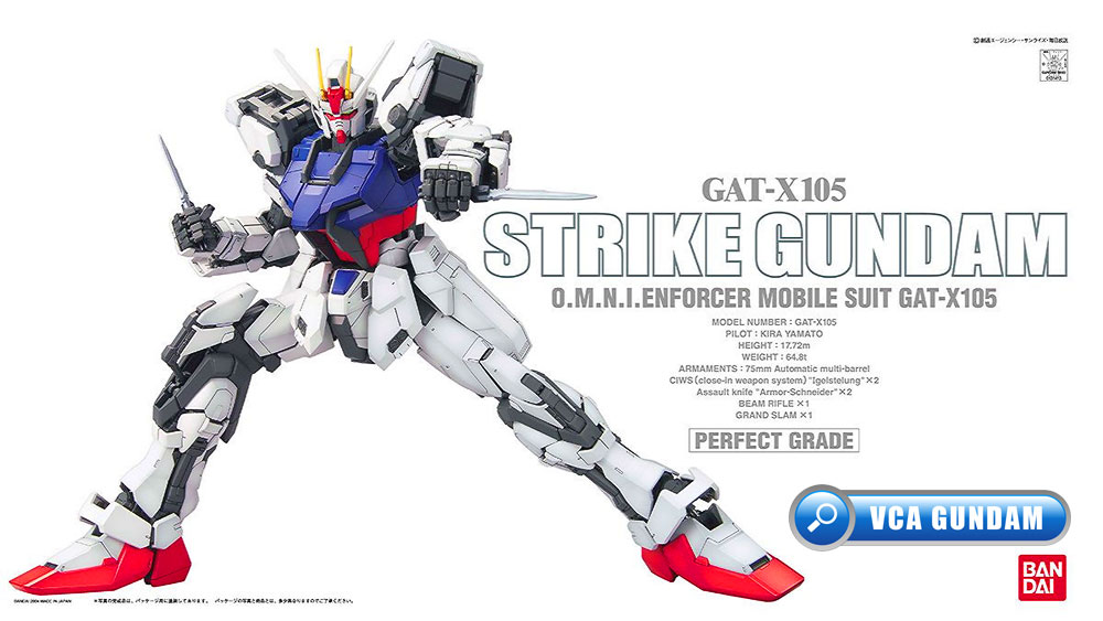 PG GAT-X105 STRIKE GUNDAM สไตร์ค กันดั้ม PG GAT-X105 STRIKE GUNDAM สไตร์ค กันดั้ม