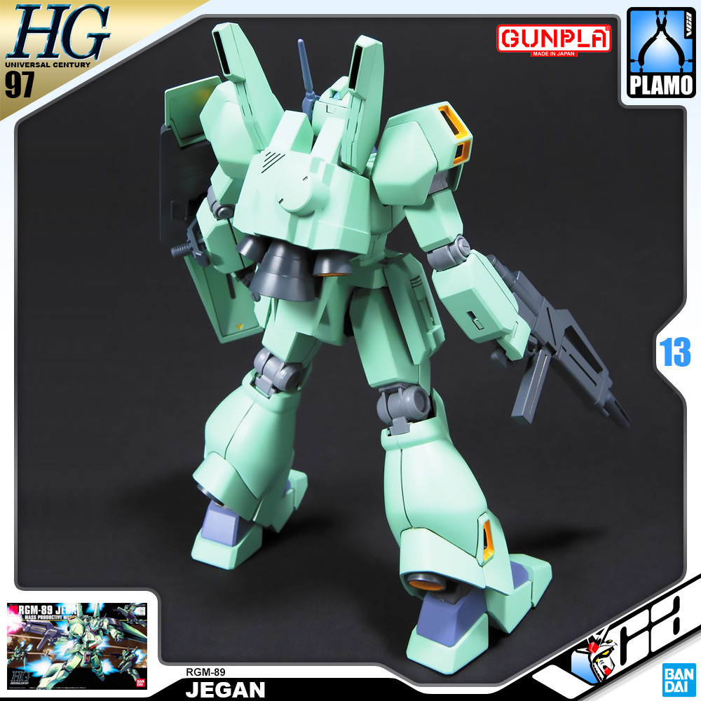 ⭐️ BANDAI GUNPLA HIGH GRADE UNIVERSAL CENTURY HGUC HG 1/144 RGM-89 JEGAN ประกอบ หุ่นยนต์ โมเดล กันดั้ม กันพลา ของเล่น VCA GUNDAM