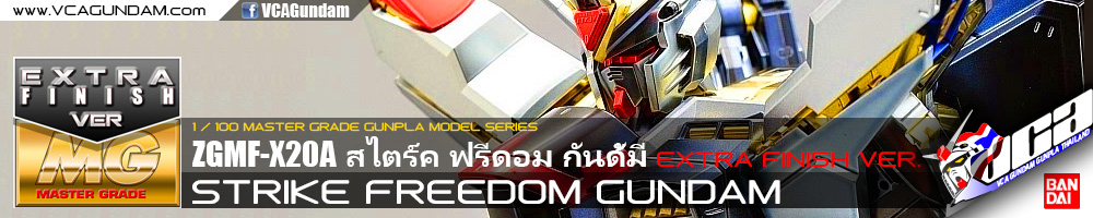 MG STRIKE FREEDOM GUNDAM (EXTRA FINISH VER) สไตร์ค ฟรีดอม กันดั้ม