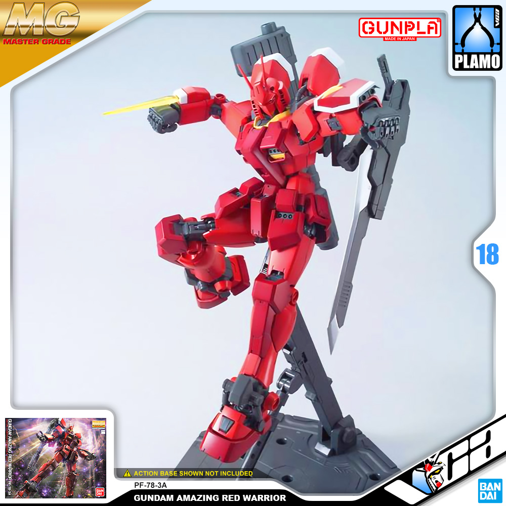 Bandai Gunpla MG PF-78-3A GUNDAM AMAZING RED WARRIOR