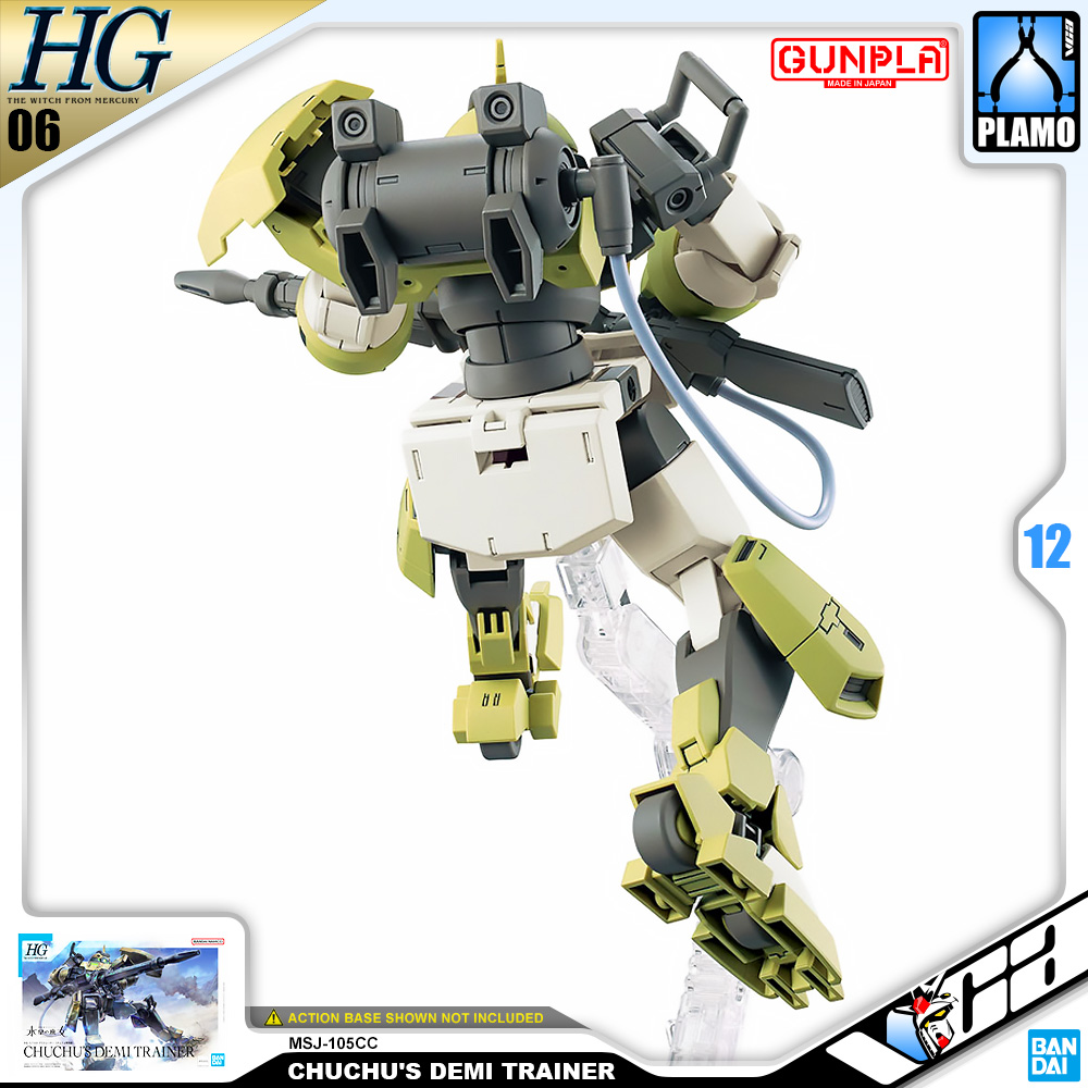 ⭐️ BANDAI GUNPLA HIGH GRADE THE WITCH FROM MERCURY HGTWFM HG 1/144 CHUCHU'S CHUCHU DEMI TRAINER ประกอบ หุ่นยนต์ โมเดล กันดั้ม กันพลา ของเล่น VCA GUNDAM