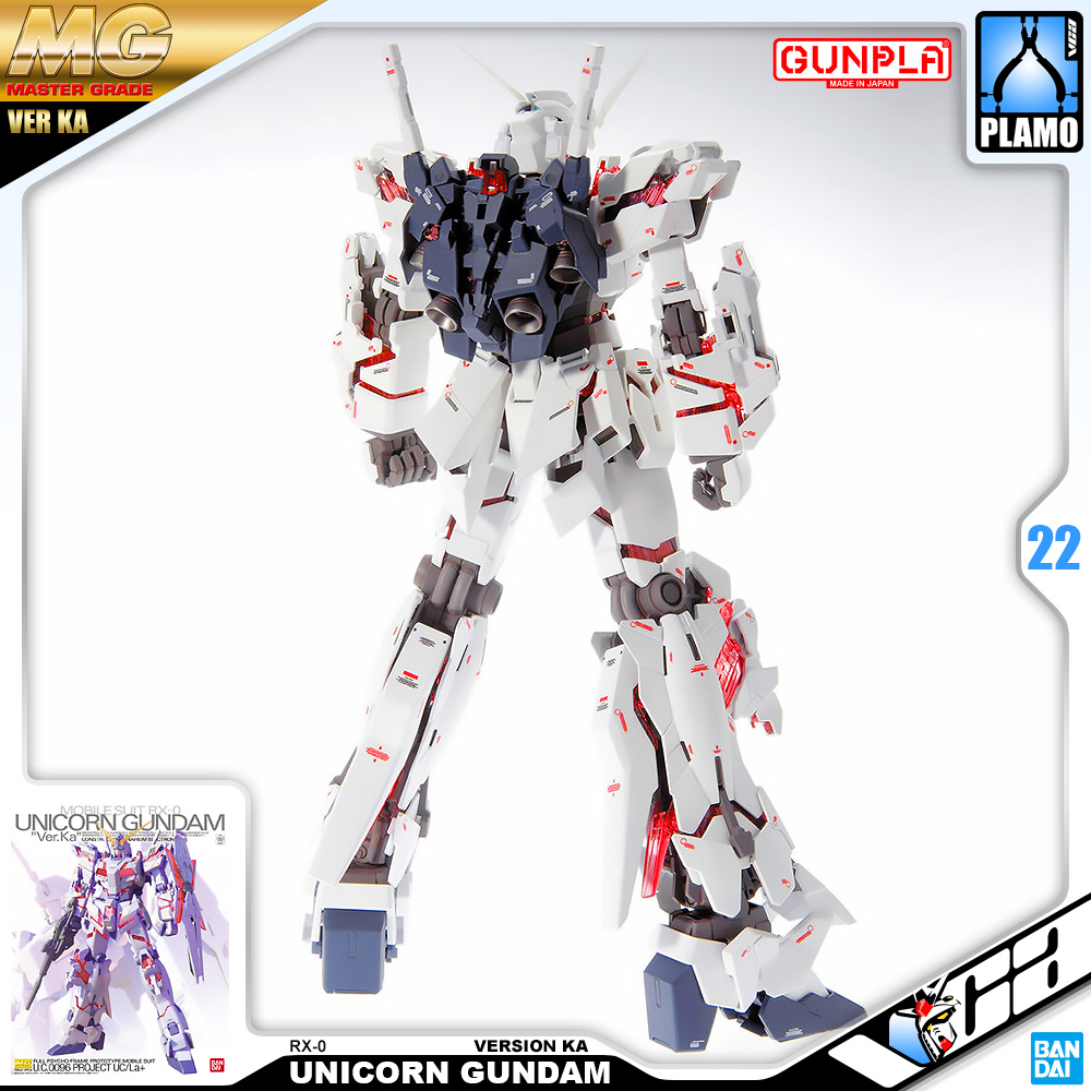 ⭐️ BANDAI GUNPLA MASTER GRADE MG 1/100 RX-0 UNICORN GUNDAM VER KA ประกอบ หุ่นยนต์ โมเดล กันดั้ม กันพลา ของเล่น VCA GUNDAM