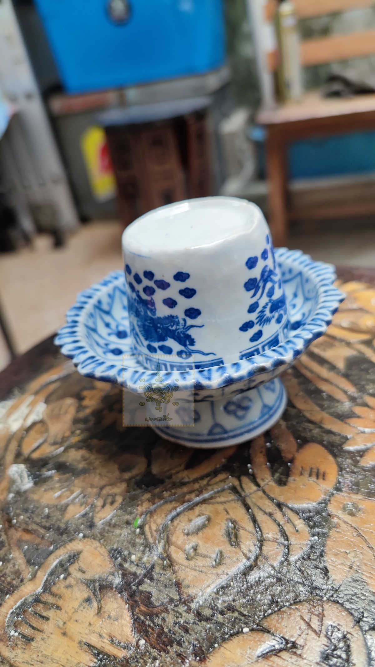 ถ้วย+พานเก่า