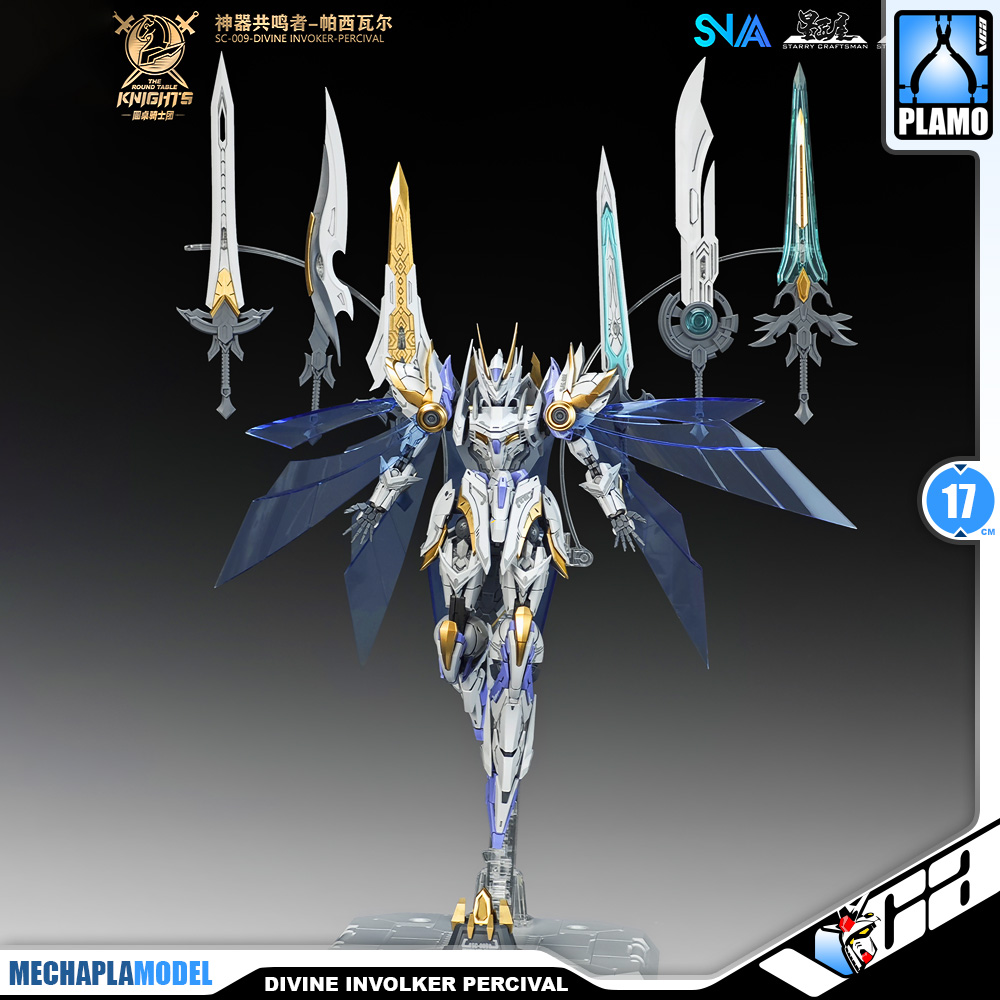 SNAA Divine Involker Percival Real Grade RG Action Figure Model Toy Kit VCA Gundam Thailand