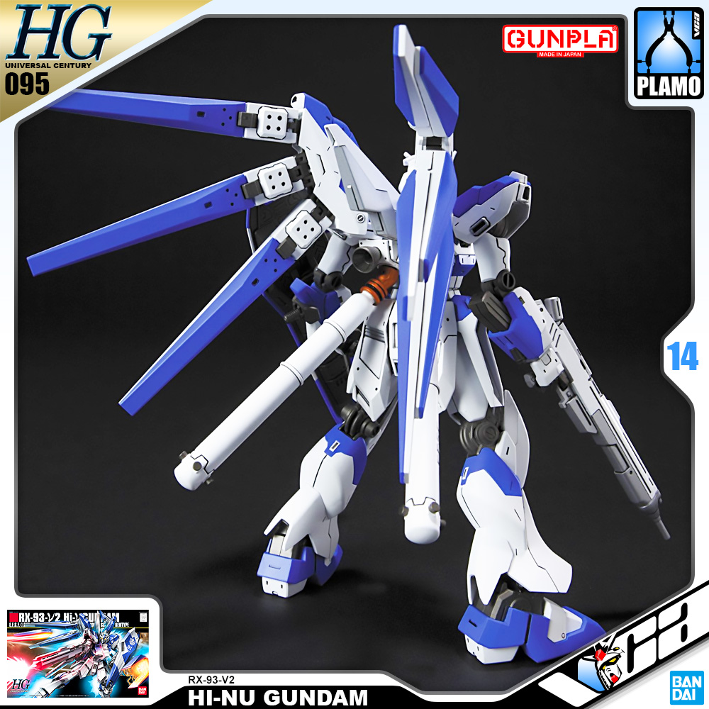 ⭐️ BANDAI GUNPLA HIGH GRADE UNIVERSAL CENTURY HGUC HG 1/144 HI-V HI NU V HI-NU GUNDAM ประกอบ หุ่นยนต์ โมเดล กันดั้ม กันพลา ของเล่น VCA GUNDAM
