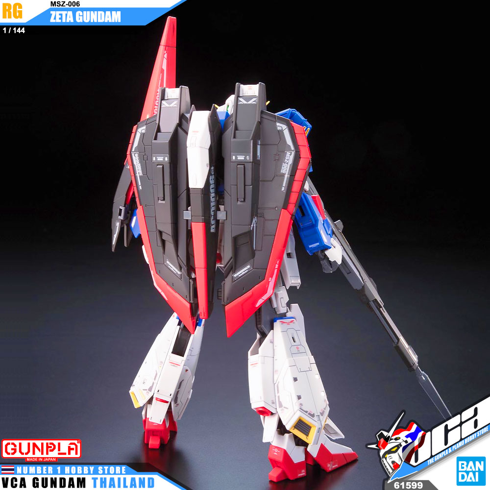 BANDAI GUNPLA REAL GRADE RG 1/144 ZETA GUNDAM โมเดล เซต้า กันดั้ม กันพลา VCA GUNDAM