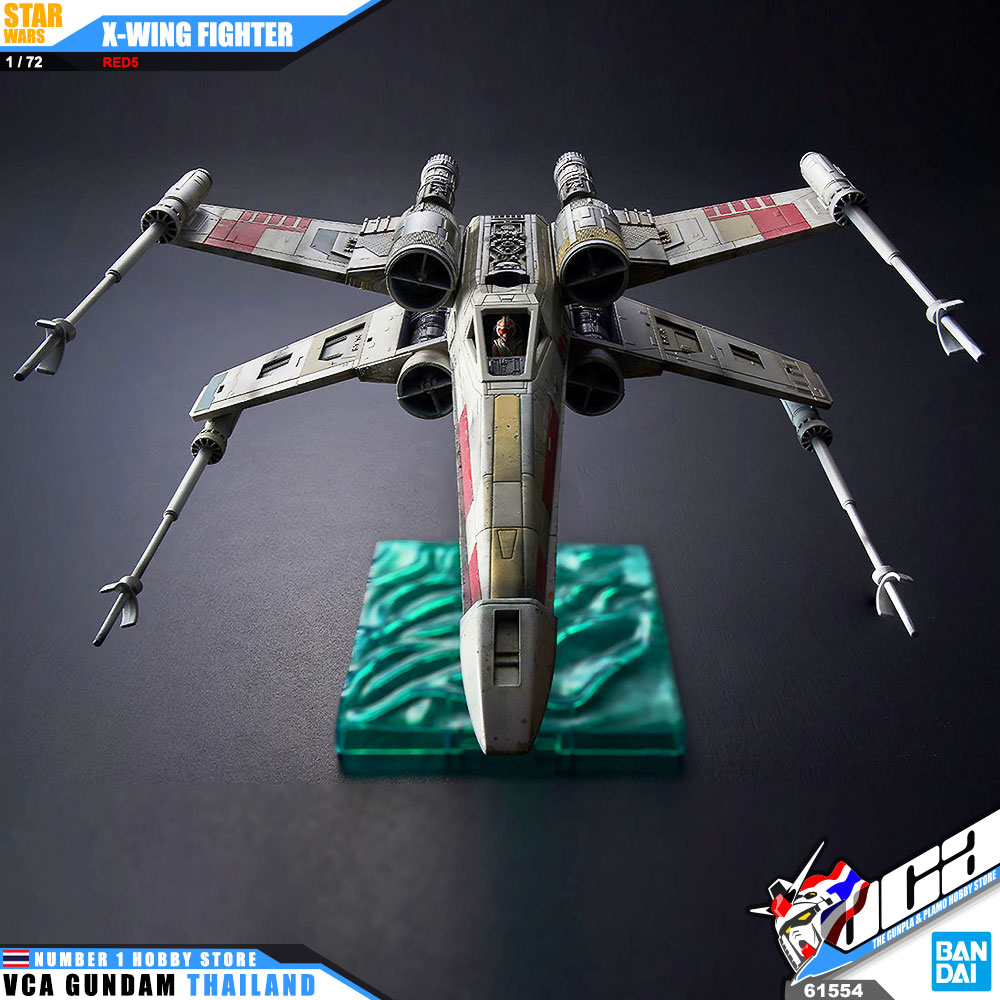 BANDAI STAR WARS 1/72 X-WING XWING STARFIGHTER RED5 สตาร์ วอร์ พลาสติก โมเดล VCA GUNDAM