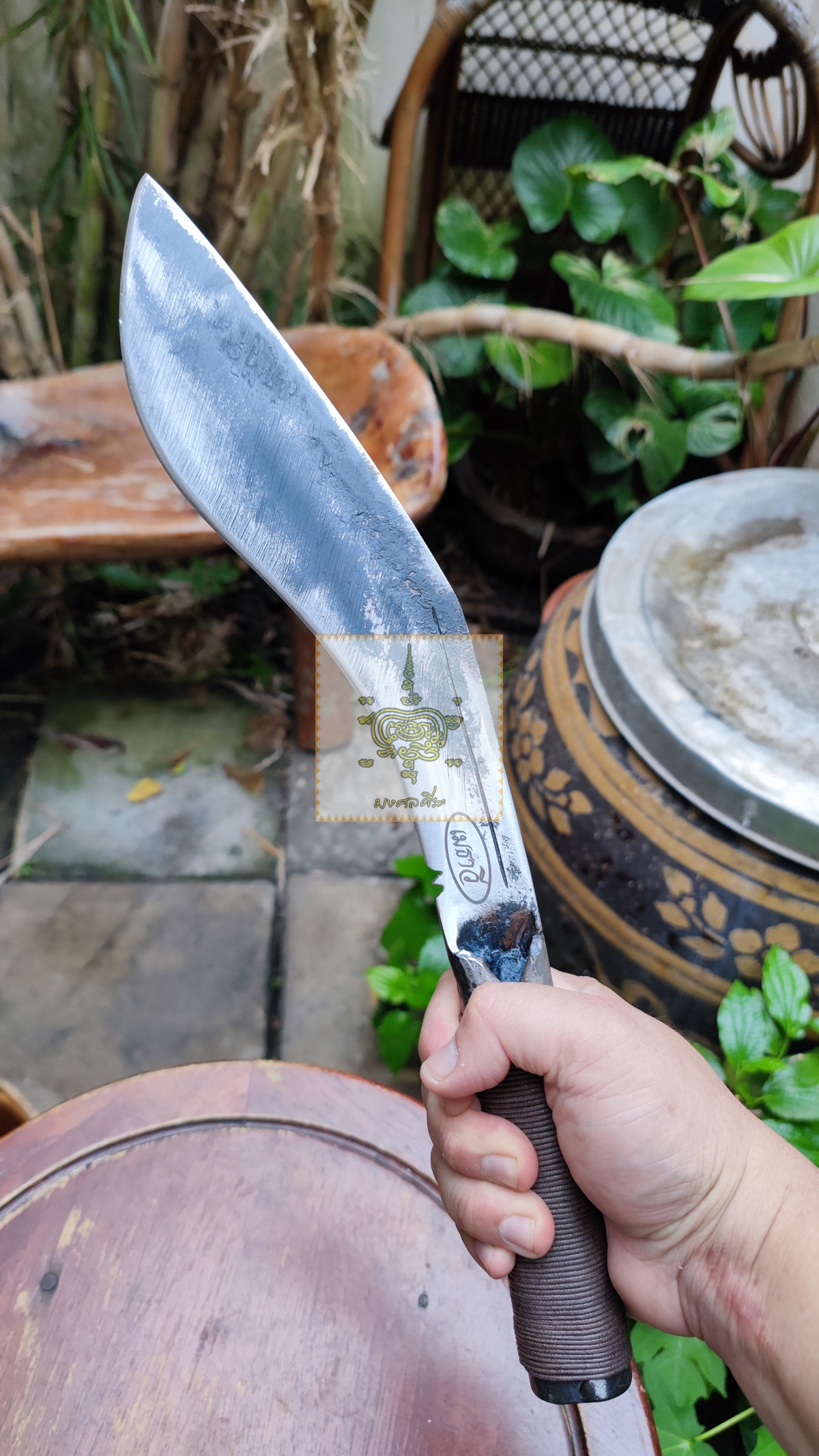 มีดเหน็บด้ามบ้อง ช่างเมธาวี