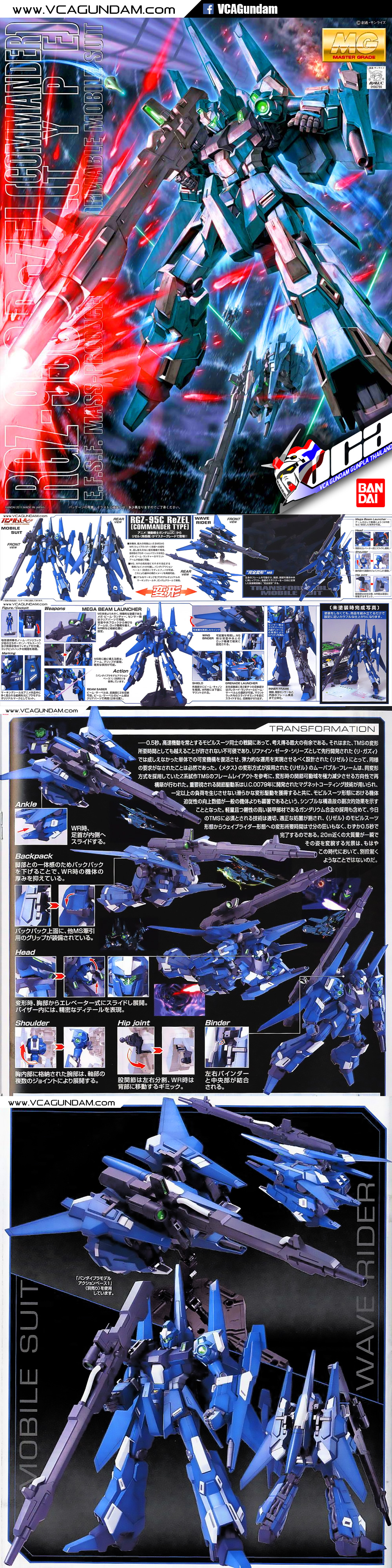 MG REZEL COMMANDER TYPE OVA เรเซล คอมแมนเดอร์