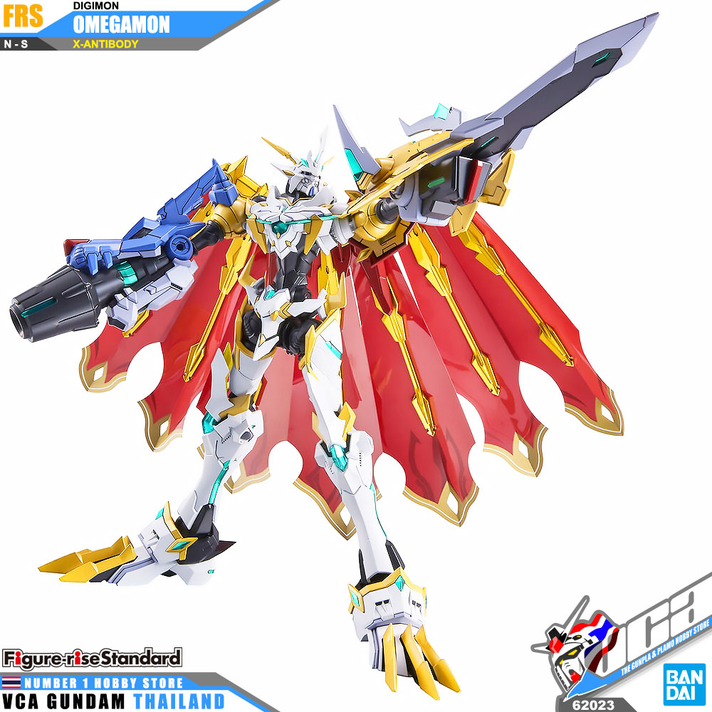 BANDAI FIGURE-RISE STANDARD OMEGAMON X-ANTIBODY X ANTIBODY XANTIBODY AMPLIFIED FIGURE RISE ดิจิมอน แอดเวนเจอร์ โมเดล VCA GUNDAM