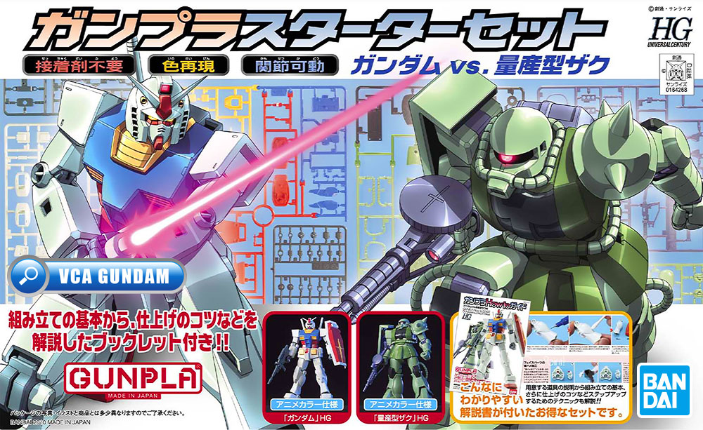 HG GUNPLA STARTER SET VOLUME 1