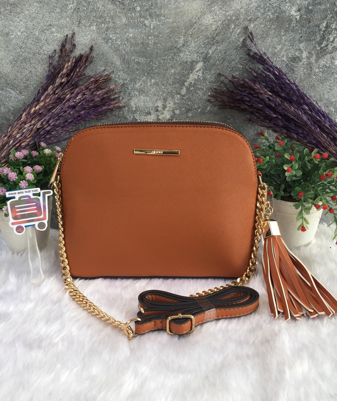 Aldo กระเป๋าสะพายหนัง Safiano