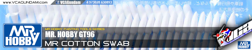 MR HOBBY GT96 MR COTTON SWAB (FLAT ROUND / TRIANGLE TYPE)