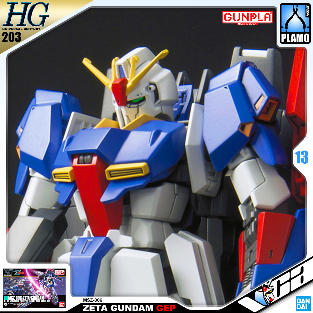 Bandai Gunpla High Grade Universal Century HGUC 1/144 HG Zeta Gundam GEP Action Figure Model Toy Kit VCA Singapore