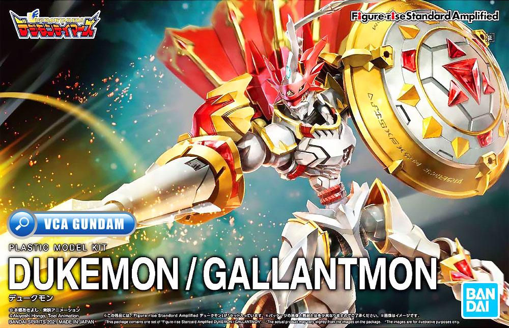BANDAI FIGURE-RISE STANDARD DUKEMON GALLANTMON AMPLIFIED FIGURE RISE ดิจิมอน แอดเวนเจอร์ โมเดล VCA GUNDAM
