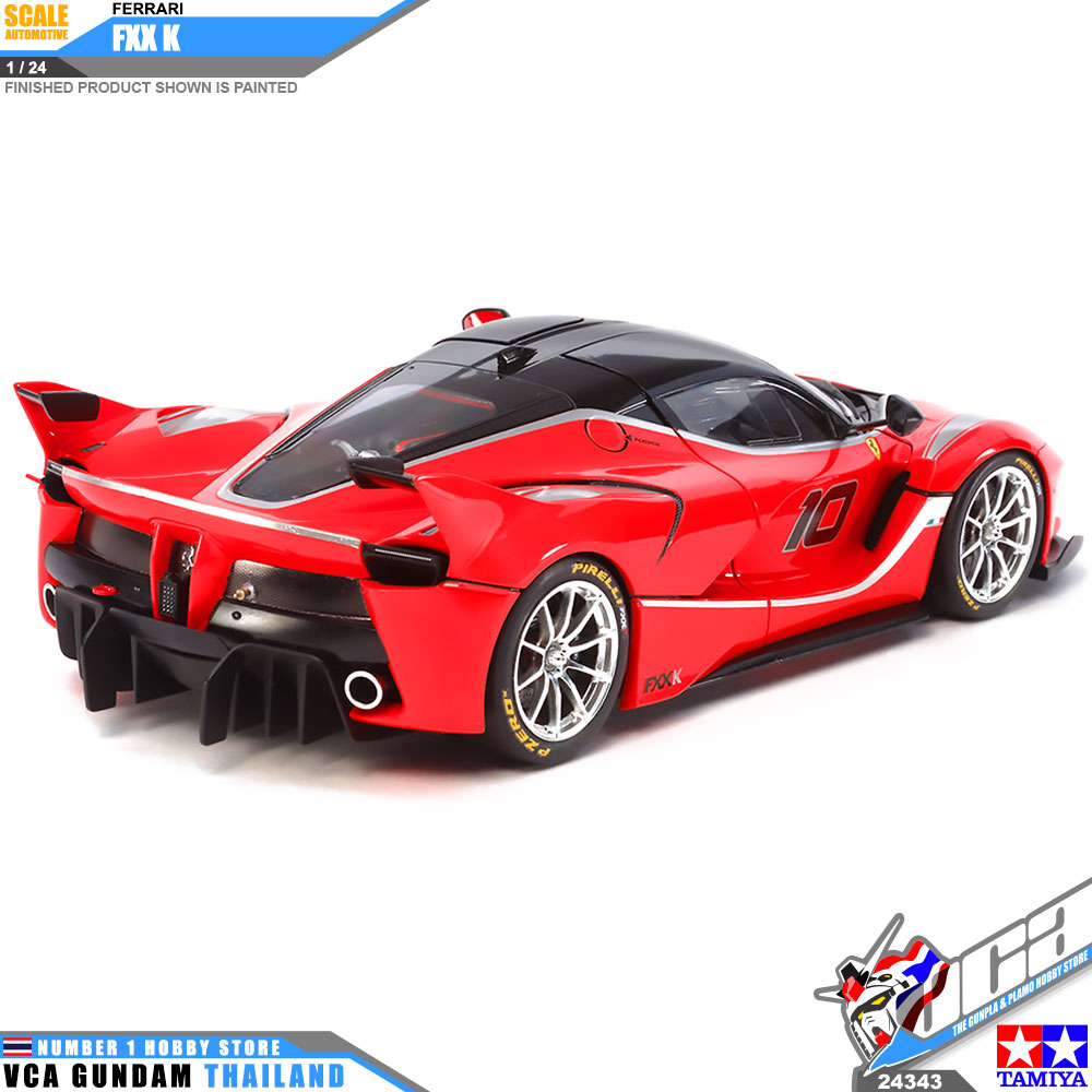 TAMIYA 24343 1/24 FERRARI FXX K FXXK PLASTIC SCALE MODEL KIT TOY CAR โมเดลประกอบ รถยนต์ รถแข่ง เฟอร์รารี VCA GUNDAM