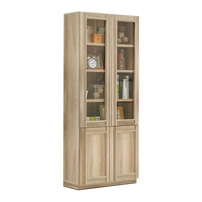 ตู้โชว์ รุ่น Lybrary สีลินด์เบิร์กโอ๊ค