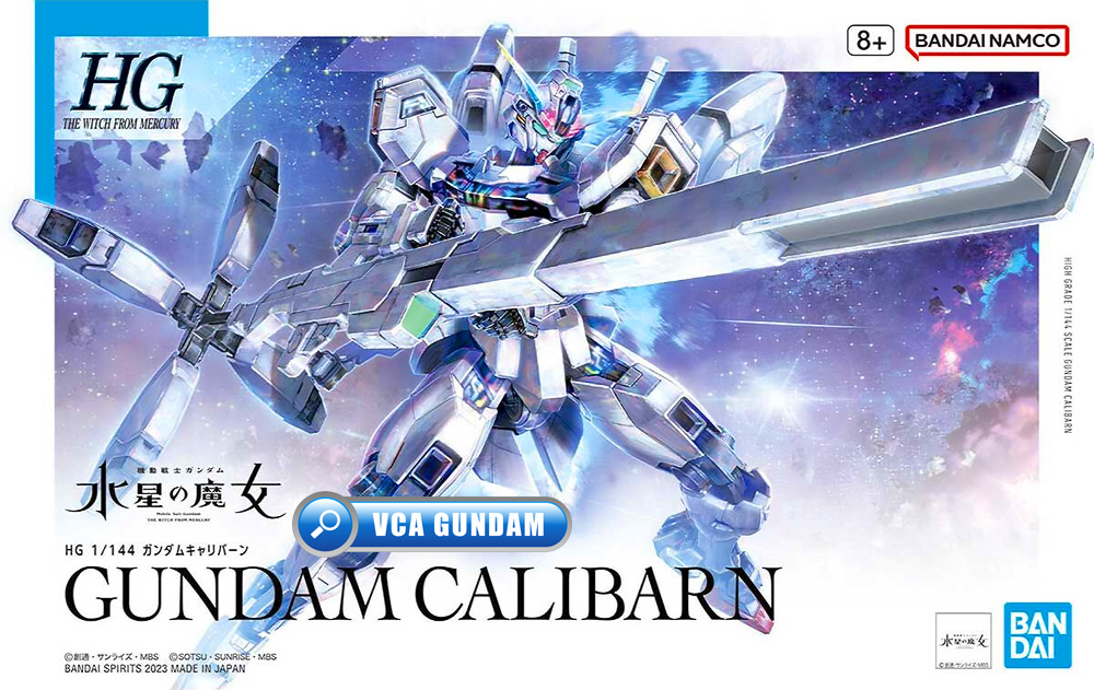 Bandai Gunpla High Grade The Witch from Mercury HG Gundam Calibarn Plastic Model Toy VCA Thailand