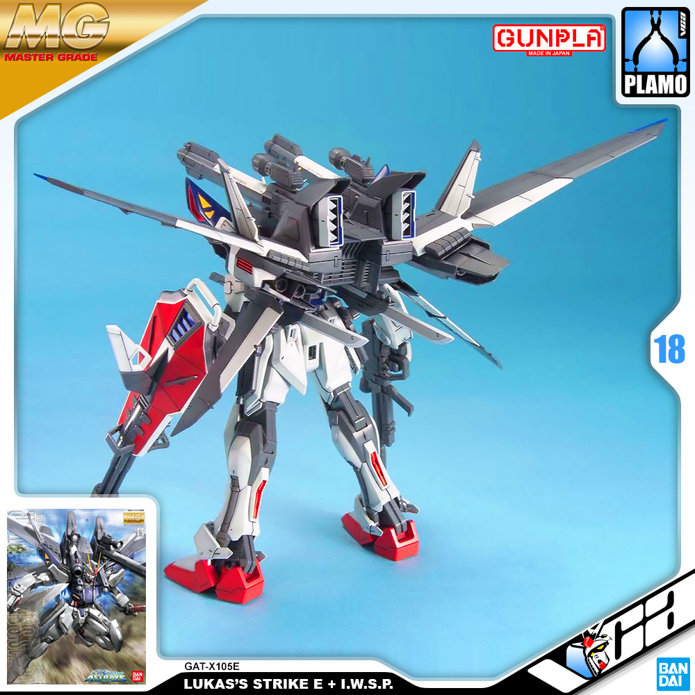 Master Grade Plastic Model Kits Series MG GAT-X105E+AQM/E-M1 Strike E + I.W.S.P.