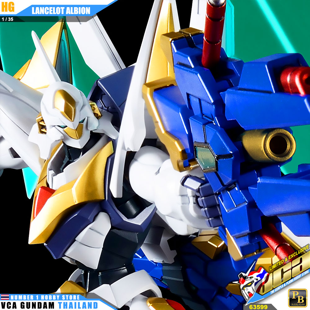 PREMIUM BANDAI PB CODE GEASS HIGH GRADE HG 1/35 LANCELOT ALBION โมเดล นักสู้เขตแดน VCA GUNDAM