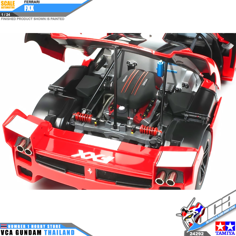 TAMIYA 24292 1/24 FERRARI FXX PLASTIC SCALE MODEL KIT TOY CAR โมเดลประกอบ รถยนต์ รถแข่ง เฟอร์รารี VCA GUNDAM