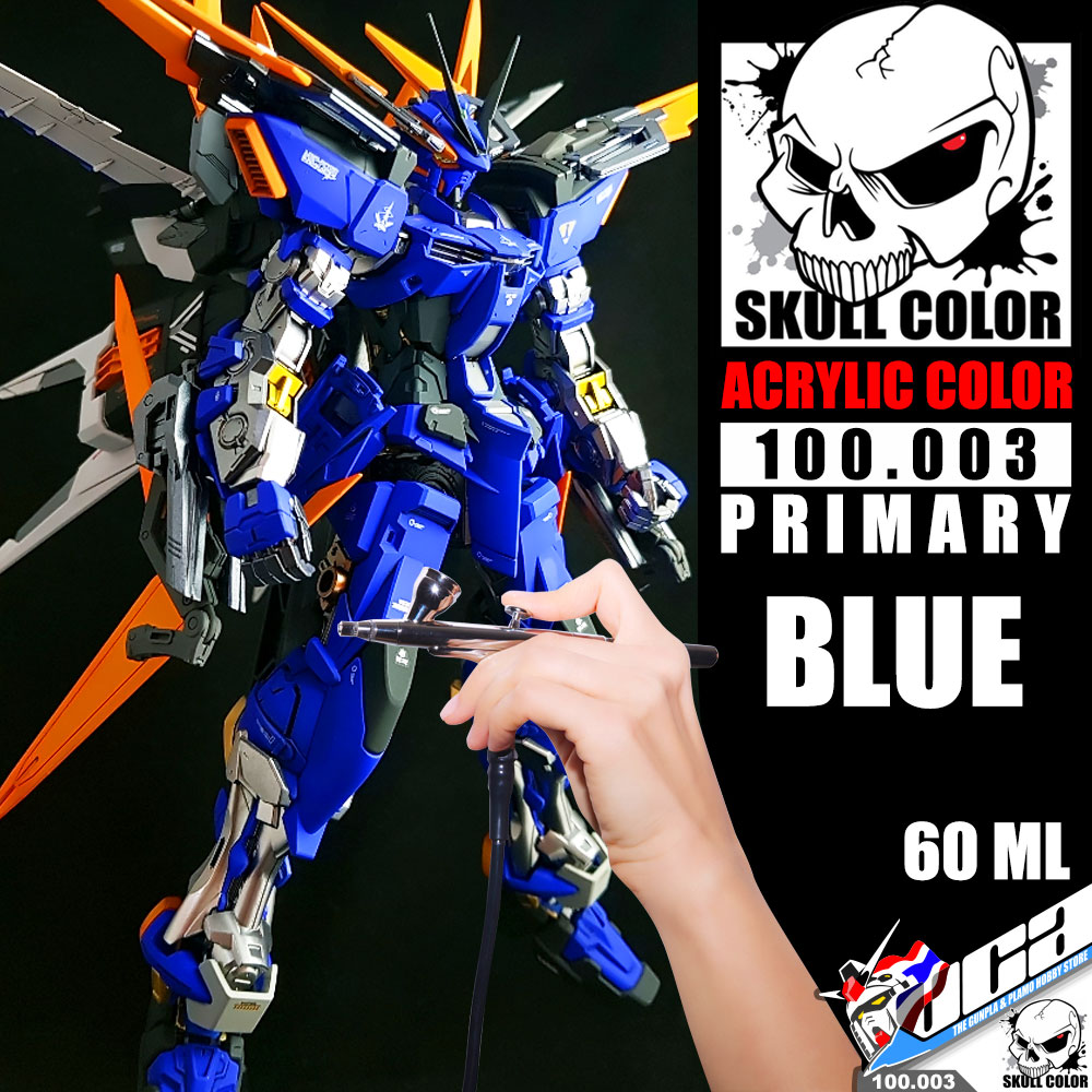Skull Color™ Modelling Paint Professional PRIMARY ACRYLIC COLOR 100.003 BLUE 60ML