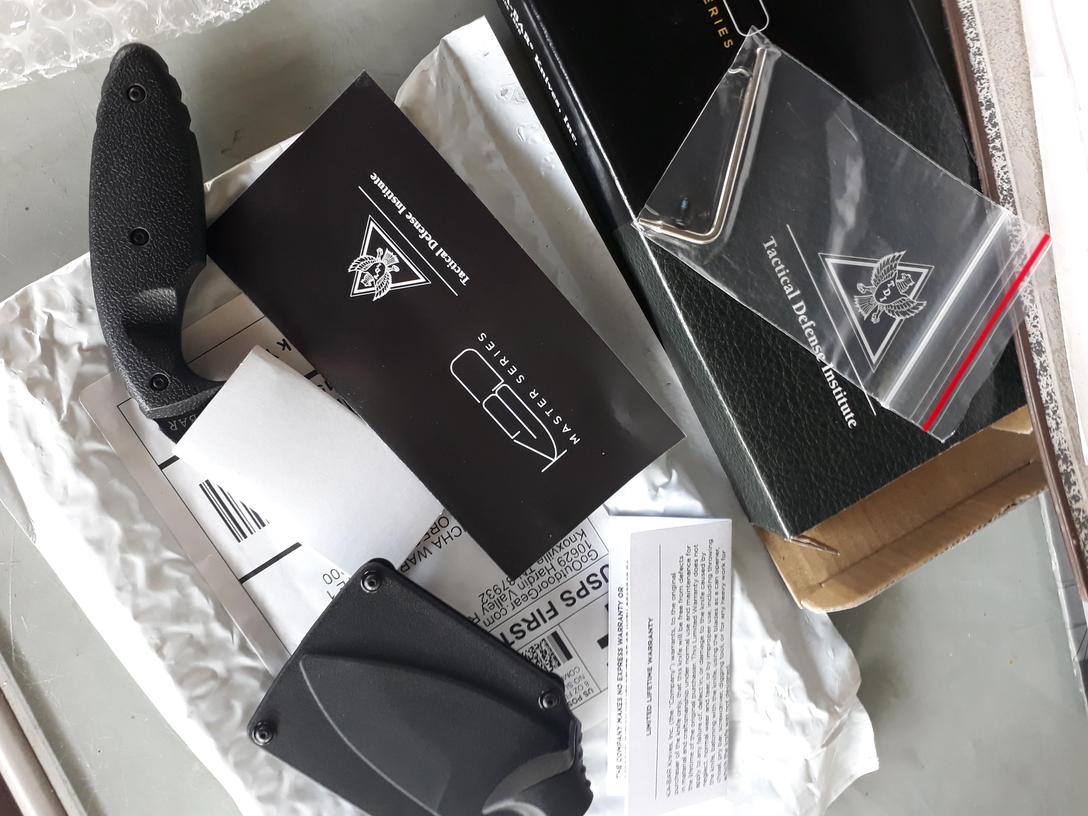 Ka-Bar TDI Law Enforcement Knife-Straight Edge-Sheath Included-Black-2-1480-6