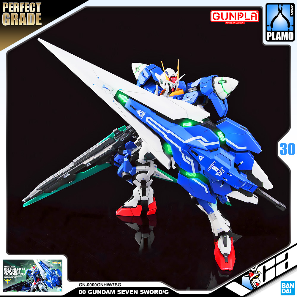 ⭐️ BANDAI GUNPLA PERFECT GRADE PG 1/60 00 GUNDAM SEVEN SSWORD/G ประกอบ หุ่นยนต์ โมเดล กันดั้ม กันพลา ของเล่น VCA GUNDAM