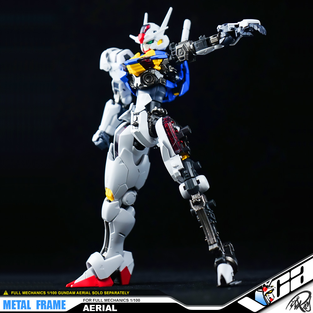 Iron Toys 铁创模型 Metal Structure Inner Frame Parts for Full Mechanics 1/100 FM Gundam Aerial Upgrade Parts VCA Bangkok Thailand