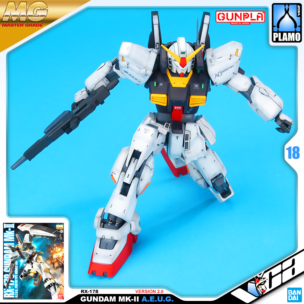 ⭐️ BANDAI GUNPLA MASTER GRADE MG 1/100 RX-178 GUNDAM MK-II MK II 2 VER 2.0 ประกอบ หุ่นยนต์ โมเดล กันดั้ม กันพลา ของเล่น VCA GUNDAM