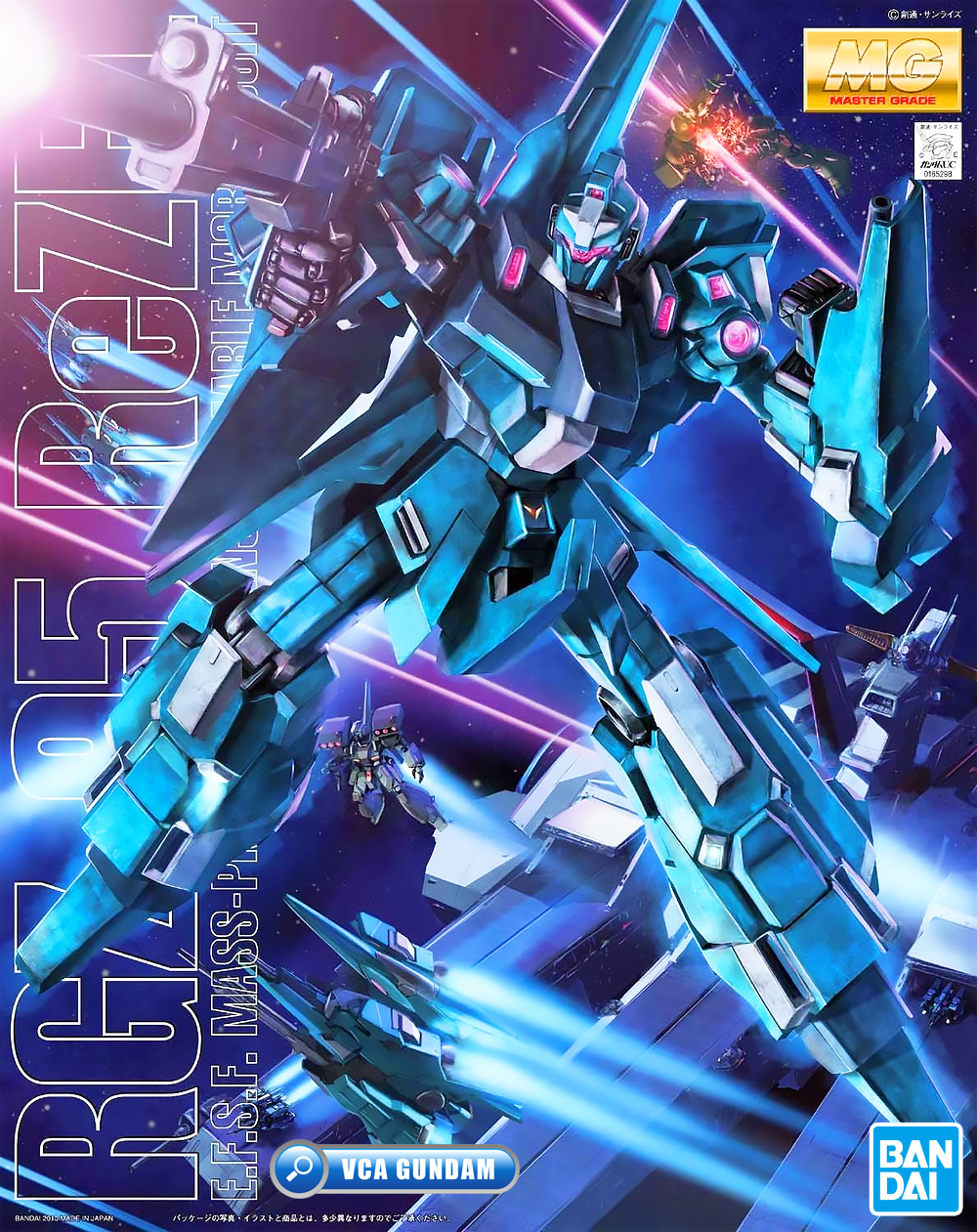 ⭐️ BANDAI GUNPLA MASTER GRADE MG 1/100 RGZ-95 REZEL VER OVA ประกอบ หุ่นยนต์ โมเดล กันดั้ม กันพลา ของเล่น VCA GUNDAM