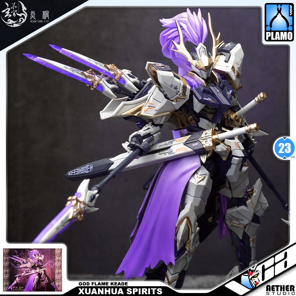 Aether Studio Code-z-07 Gundam Barbatos ver. Dynasty Warrior God Flame Keade Model Kit