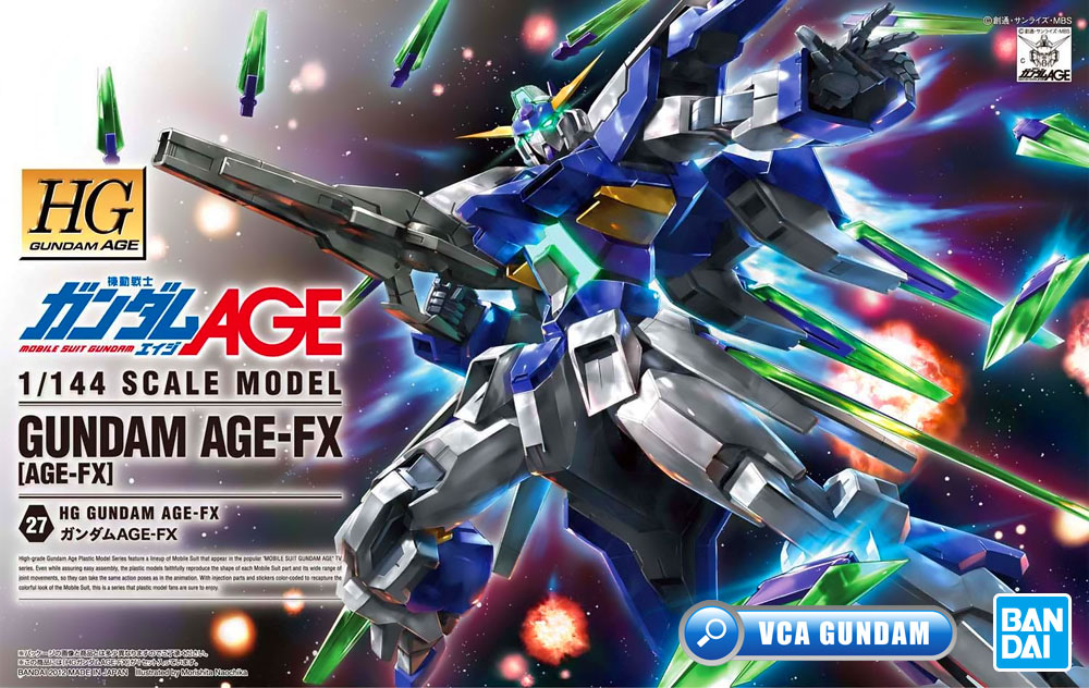 HG AGE-3 GUNDAM AGE-FX กันดั้ม เอจ FX