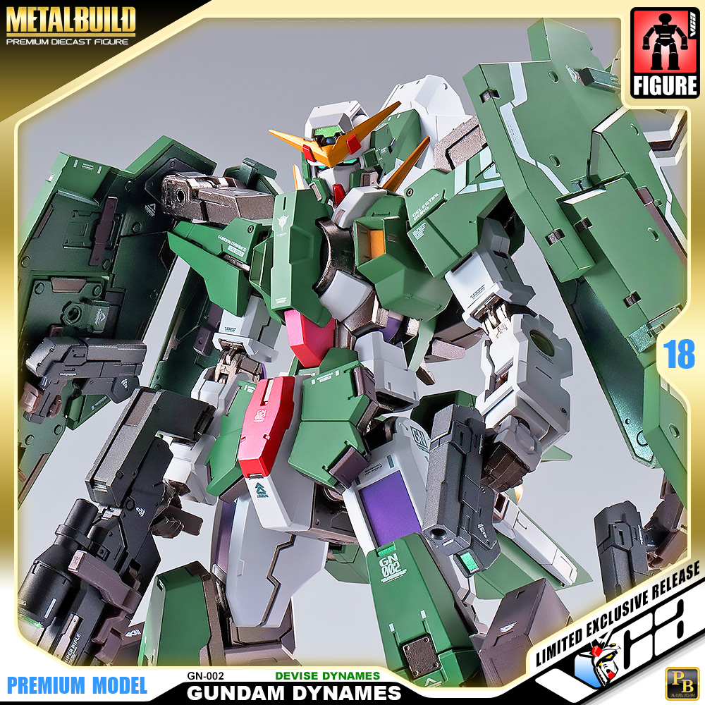 Premium Bandai® Premium Diecast Action Collectibles METAL BUILD GUNDAM DYNAMES & DEVISE DYNAMES