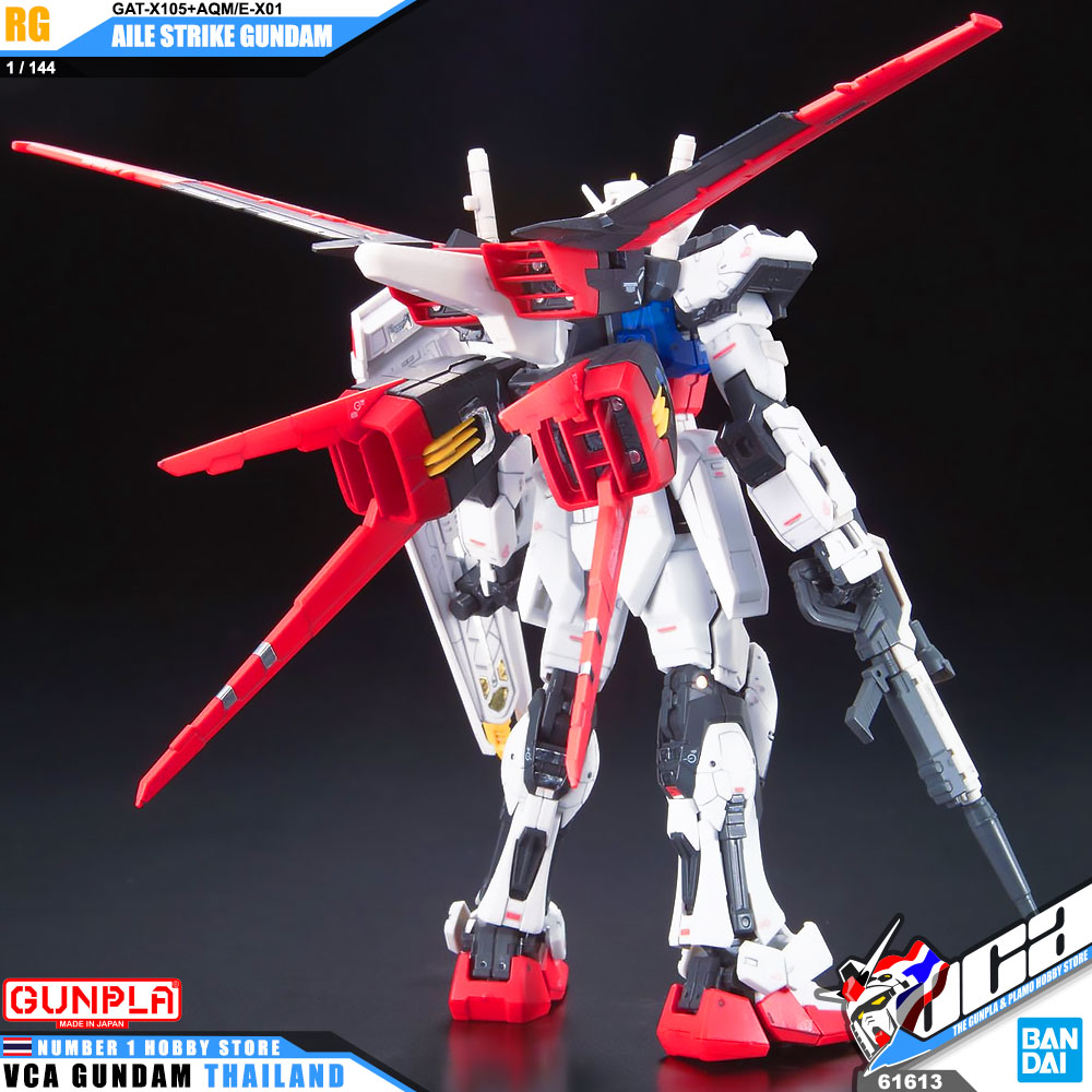 BANDAI GUNPLA REAL GRADE RG 1/144 AILE STRIKE GUNDAM โมเดล กันดั้ม กันพลา VCA GUNDAM