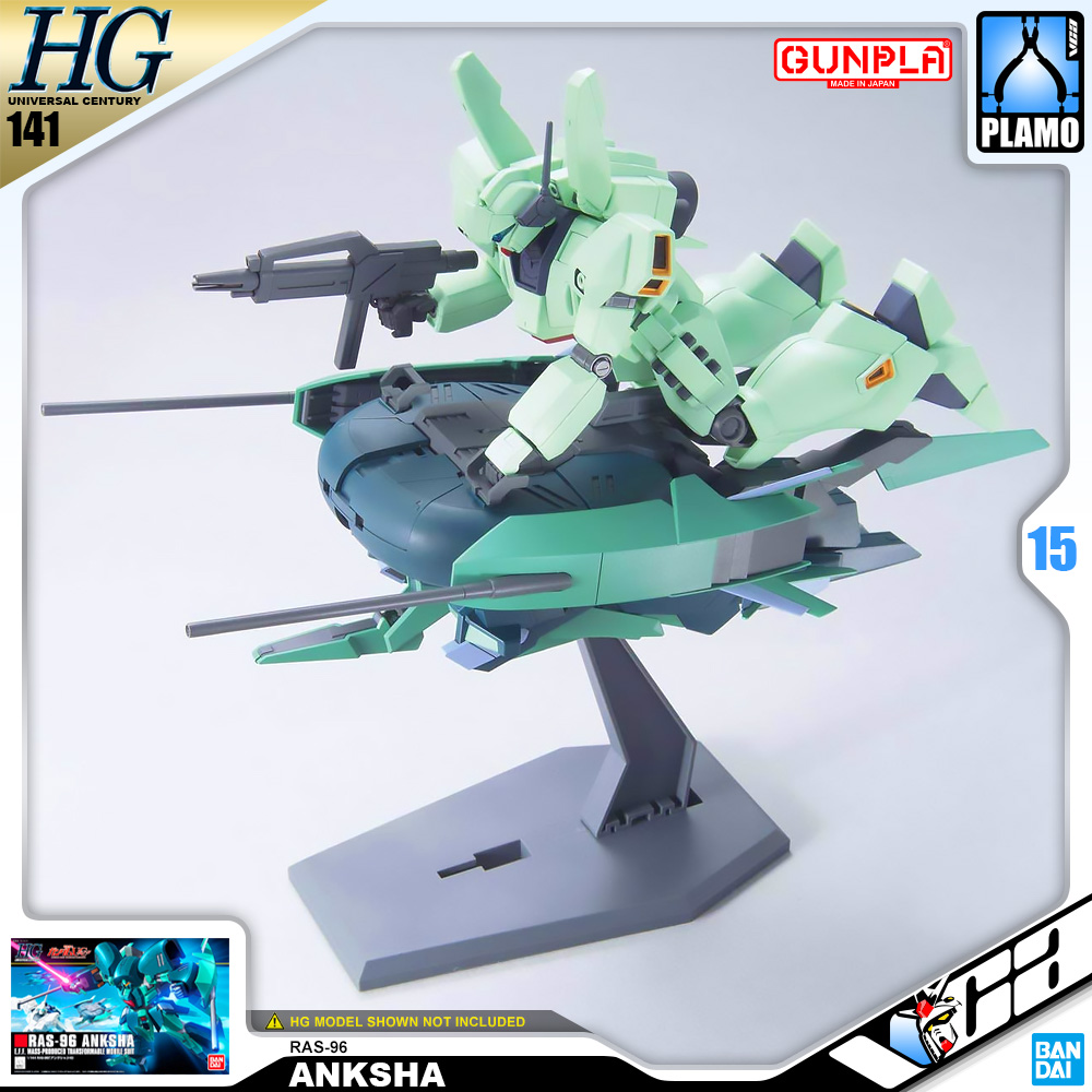 ⭐️ BANDAI GUNPLA HIGH GRADE UNIVERSAL CENTURY HGUC HG 1/144 RAS-96 ANKSHA ประกอบ หุ่นยนต์ โมเดล กันดั้ม กันพลา ของเล่น VCA GUNDAM