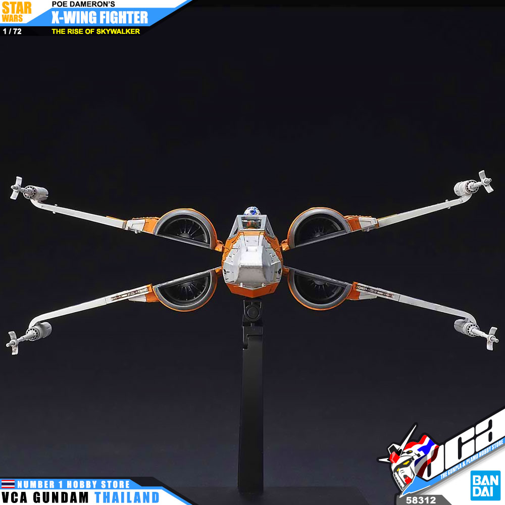 1/72 POE'S X-WING FIGHTER STAR WARS : THE RISE OF SKYWALKER
