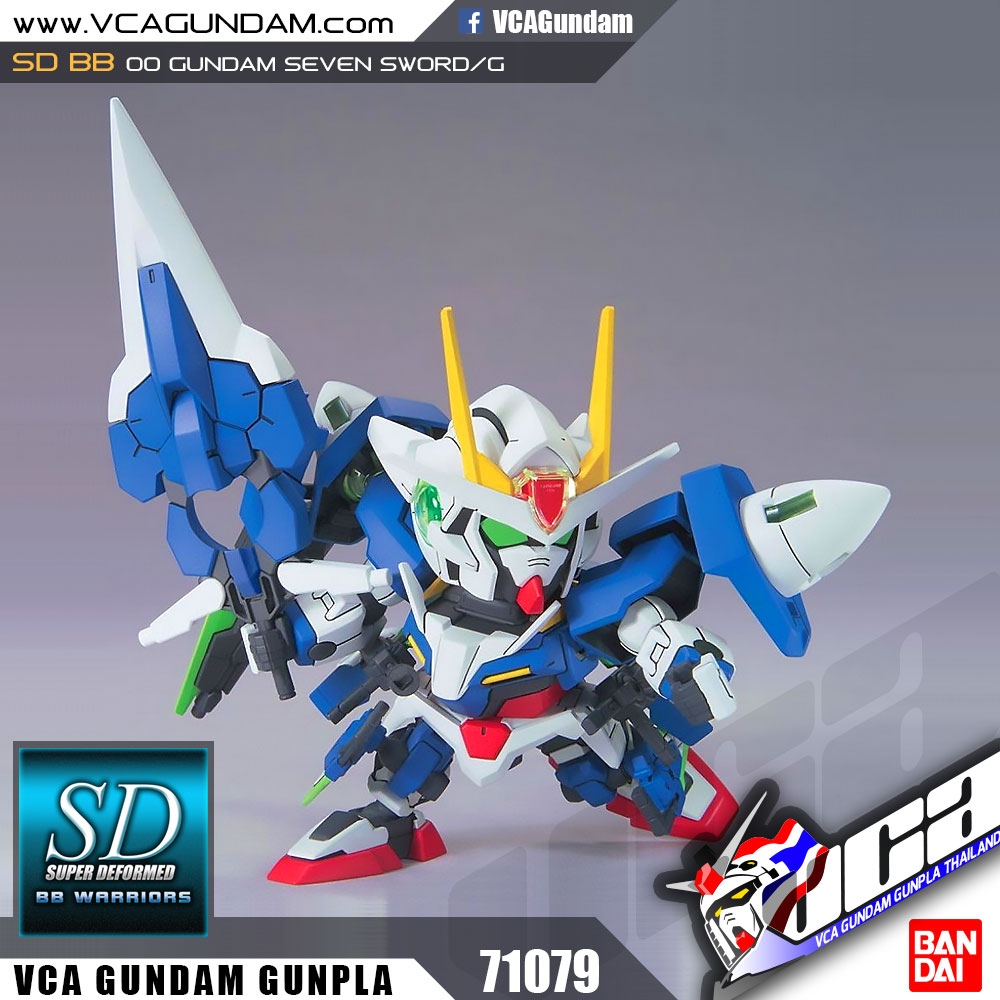 SD BB368 00 GUNDAM SEVEN SWORD/G ดับเบิ้ลโอ กันดั้ม เซเว่น สว๊อด