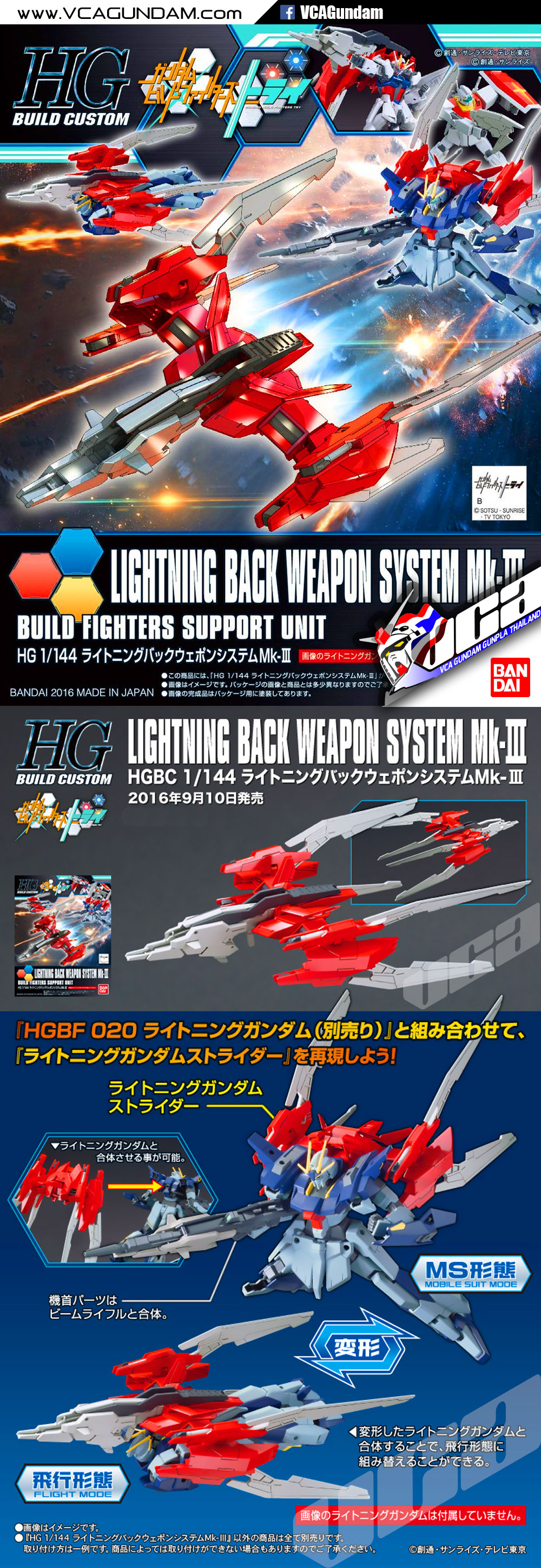 HG LIGHTNING BACK WEAPON SYSTEM MK-III