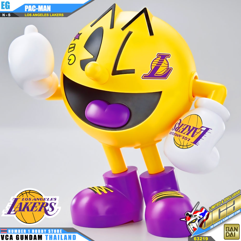 BANDAI ENTRY GRADE EG PAC-MAN PAC MAN LOS ANGELES LAKERS NBA BASKETBALL TEAM โมเดล แพ็คแมน VCA GUNDAM