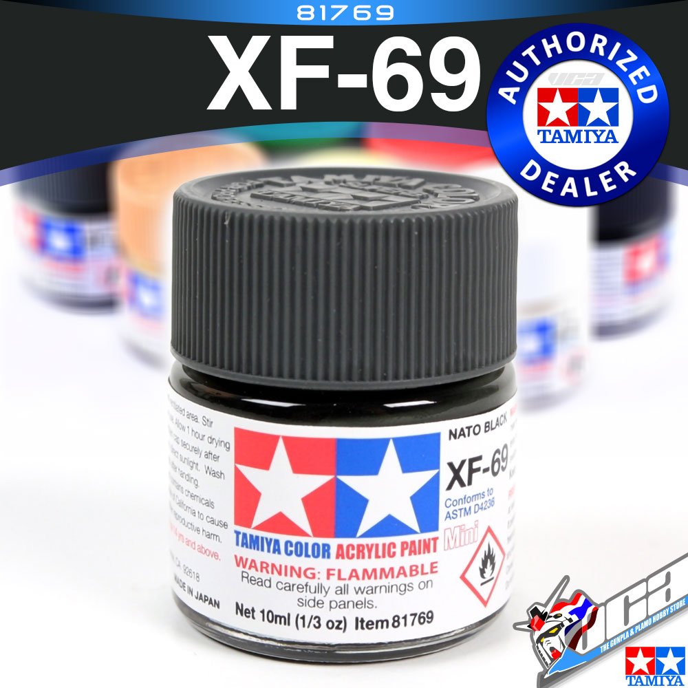 ACRYLIC XF-69 NATO BLACK