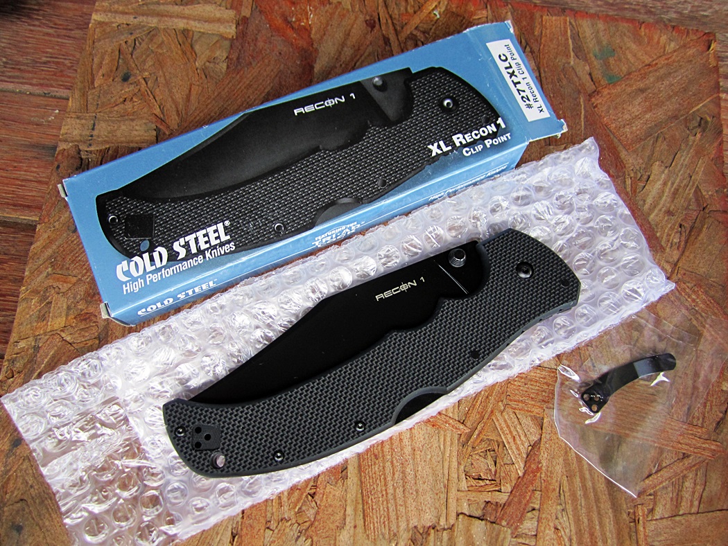 มีดCold Steel XL Recon 1 Clip Point Plain Edge Knife 27TXLC