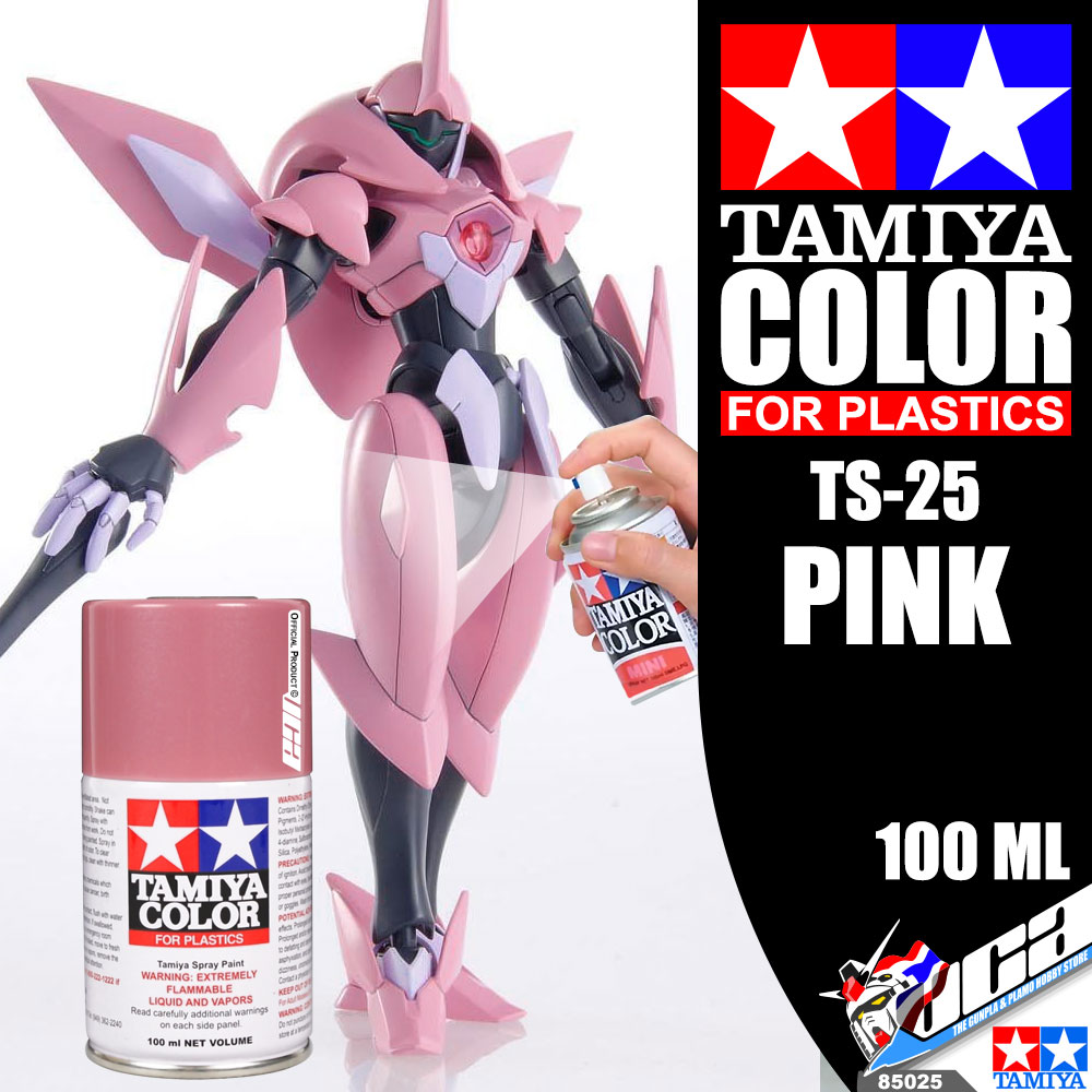 TAMIYA 85025 TS-25 PINK COLOR SPRAY PAINT CAN 100ML