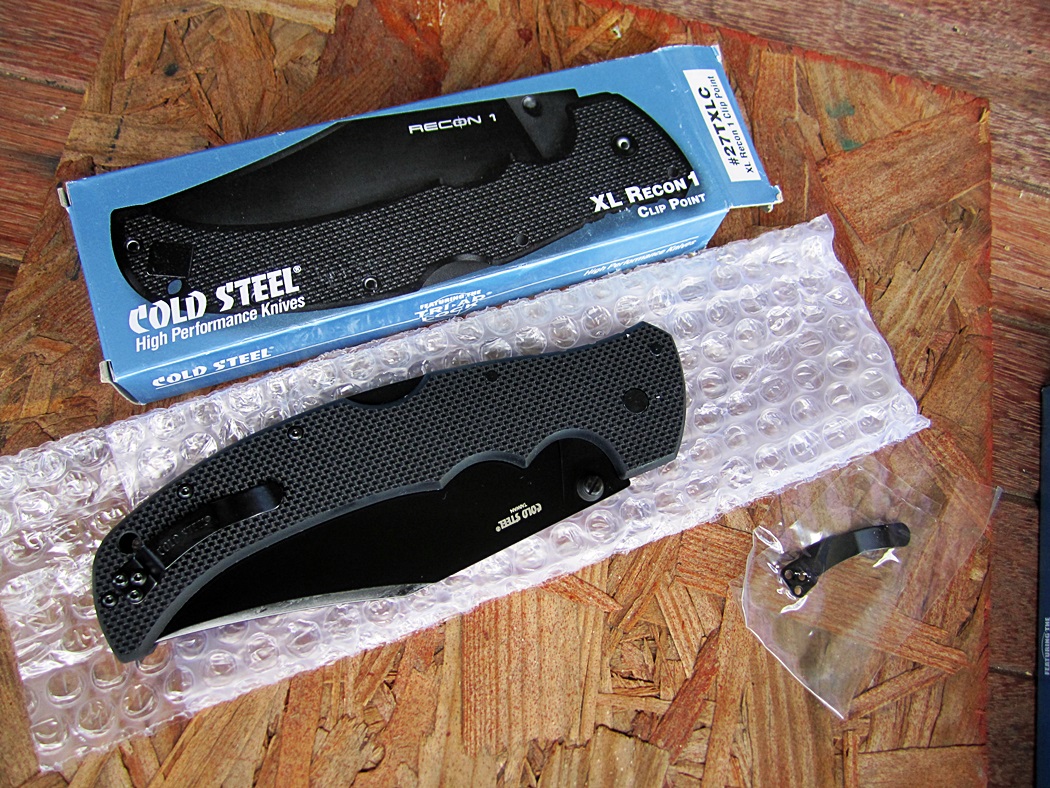 มีดCold Steel XL Recon 1 Clip Point Plain Edge Knife 27TXLC