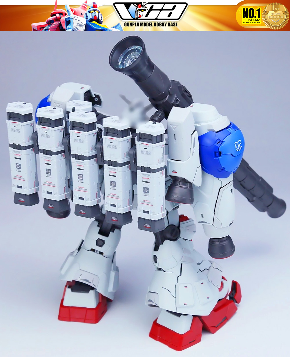 Solomon 所罗门模玩 RX-78GP02A Gundam Physalis MLRS Mechanical Clear Full Package Master Grade MG Action Figure Model Toy Kit VCA Thailand