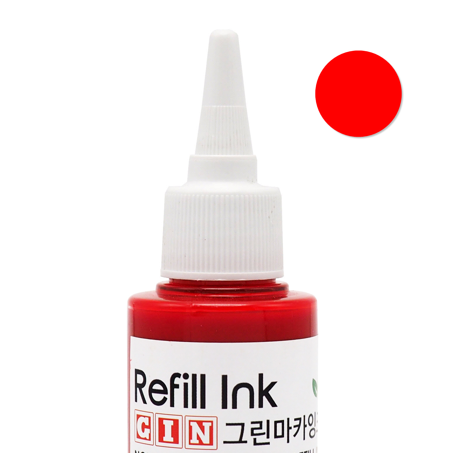 หมึกไวท์บอร์ดปลอดสารพิษจิน สีแดง