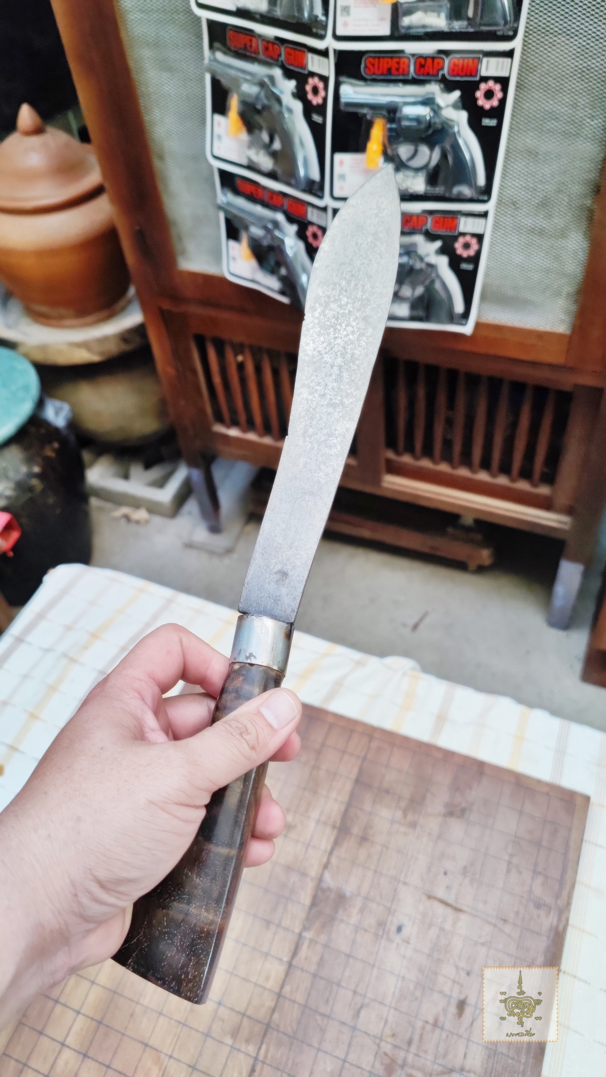 มีดเหน็บเก่า มีตอกตรา