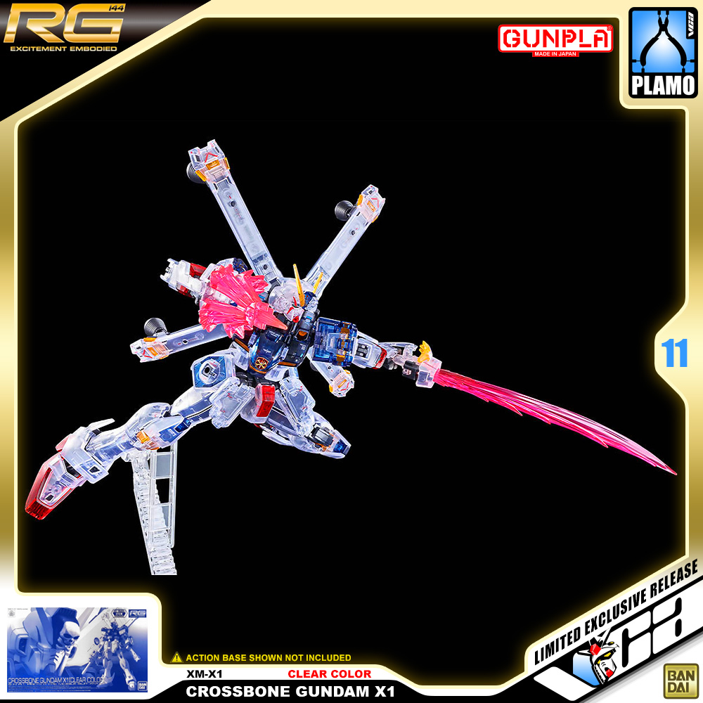 Bandai Real Grade RG CROSBONE GUNDAM X1 CLEAR COLOR