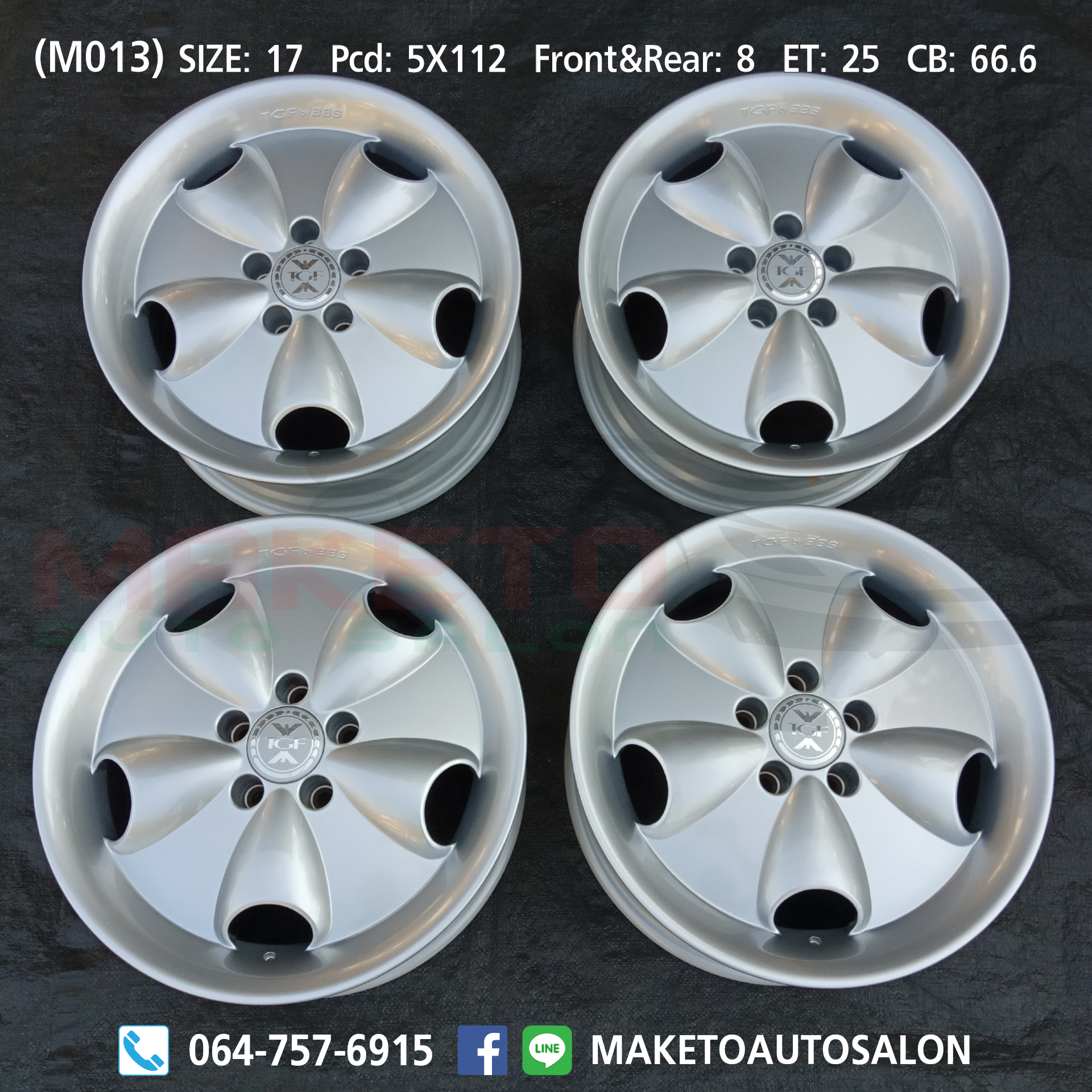(M013) Wheels TGF by BBS (สินค้าใหม่)